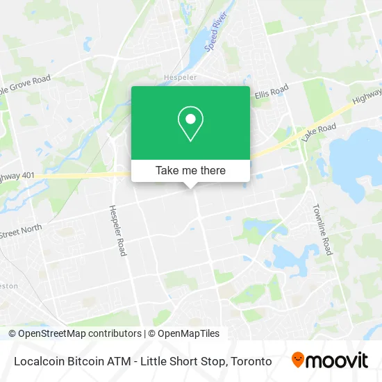 Localcoin Bitcoin ATM - Little Short Stop map