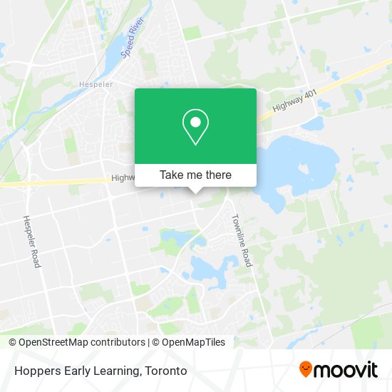 Hoppers Early Learning map