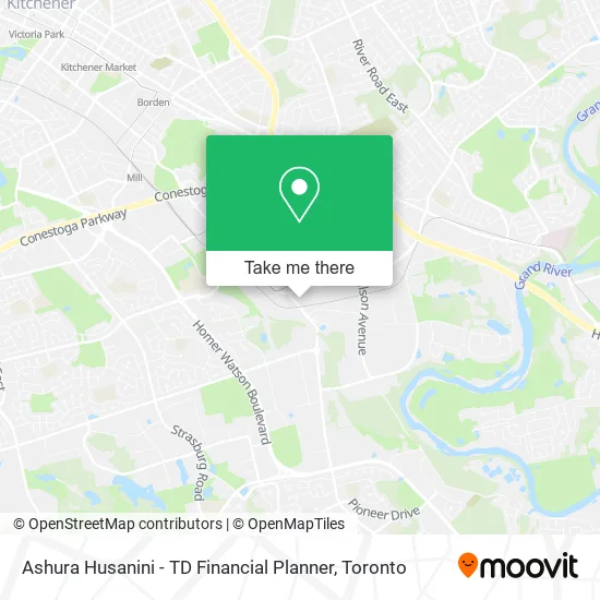 Ashura Husanini - TD Financial Planner map