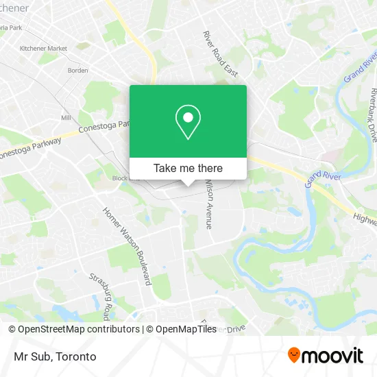 Mr Sub map