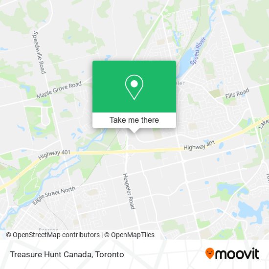 Treasure Hunt Canada plan