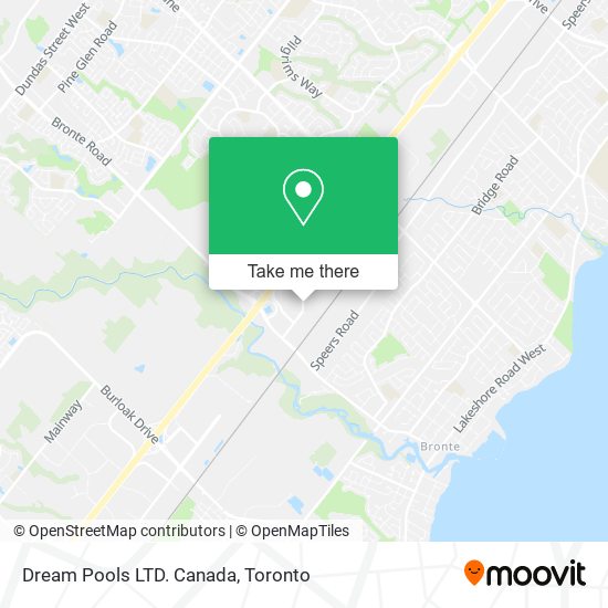 Dream Pools LTD. Canada map