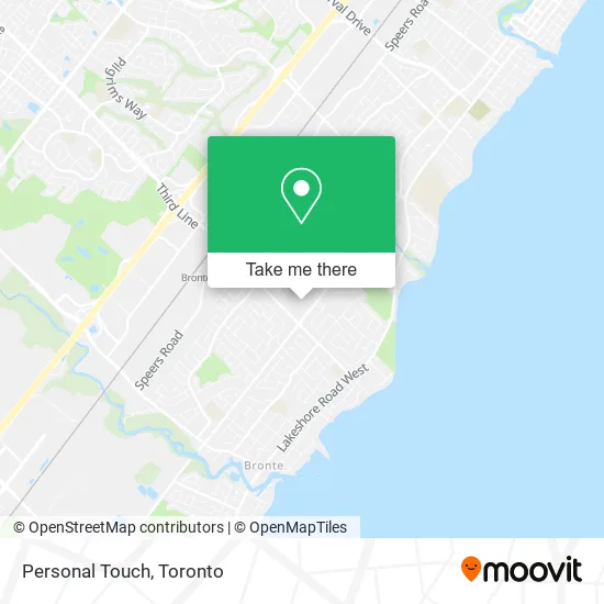 Personal Touch map