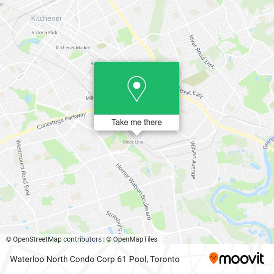 Waterloo North Condo Corp 61 Pool map