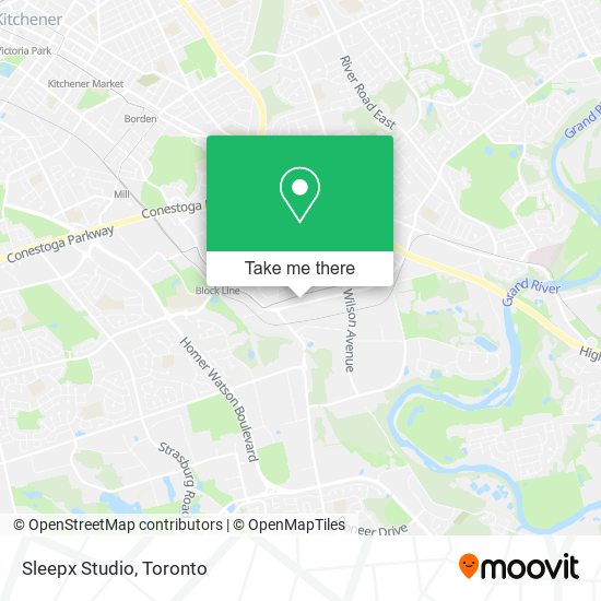 Sleepx Studio map