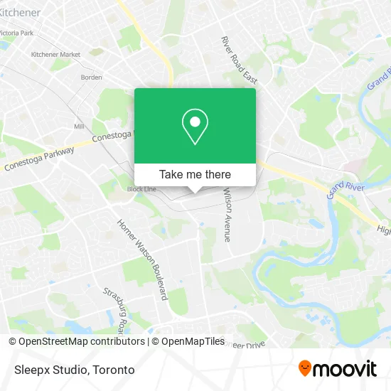 Sleepx Studio map