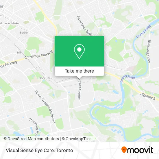 Visual Sense Eye Care map