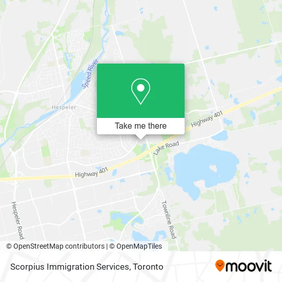 Scorpius Immigration Services map