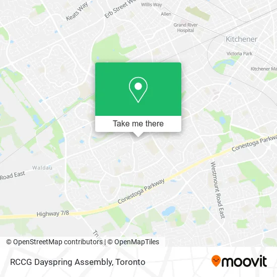 RCCG Dayspring Assembly map