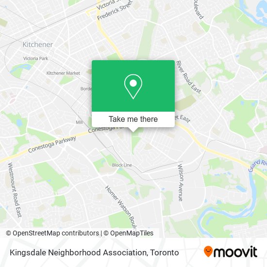 Kingsdale Neighborhood Association map