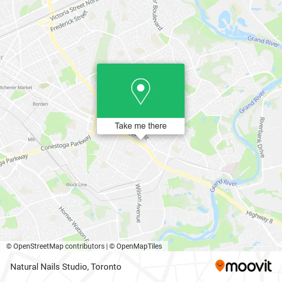 Natural Nails Studio map
