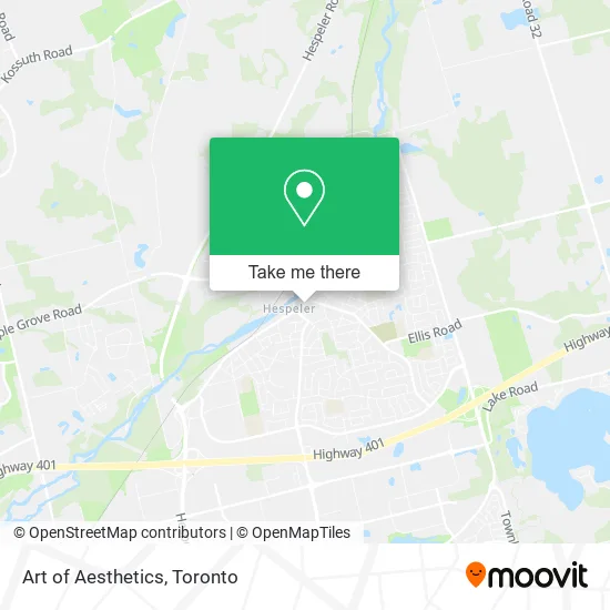 Art of Aesthetics map