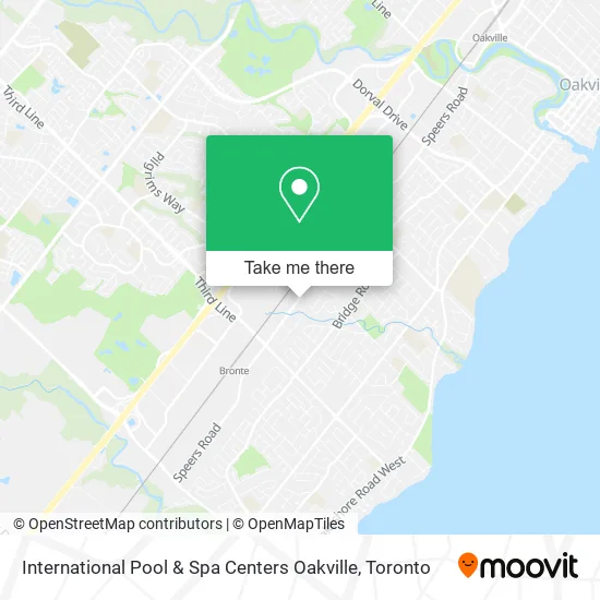 International Pool & Spa Centers Oakville map