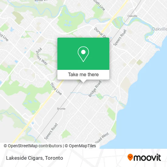 Lakeside Cigars map