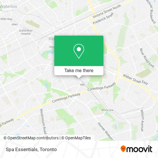 Spa Essentials map