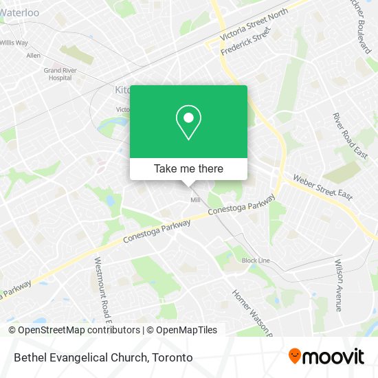 Bethel Evangelical Church map