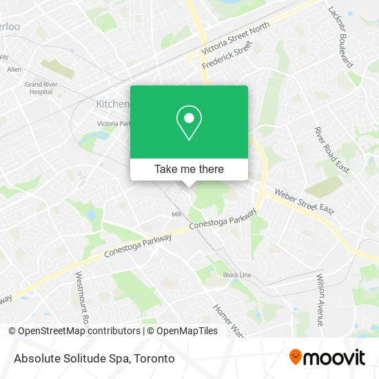 Absolute Solitude Spa map
