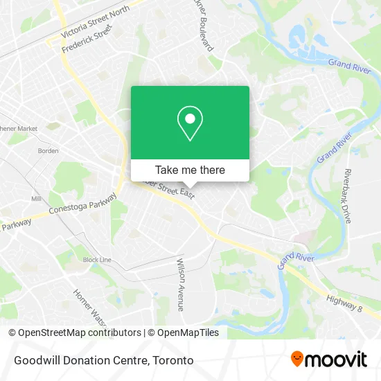 Goodwill Donation Centre map