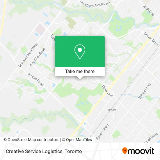 Creative Service Logistics map