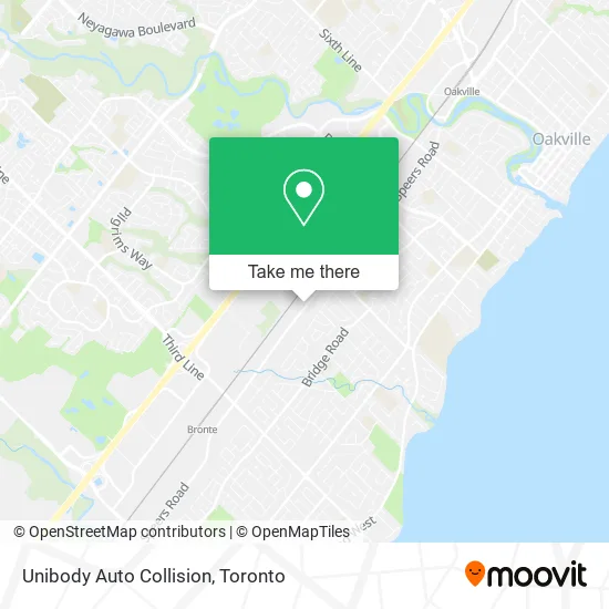 Unibody Auto Collision map