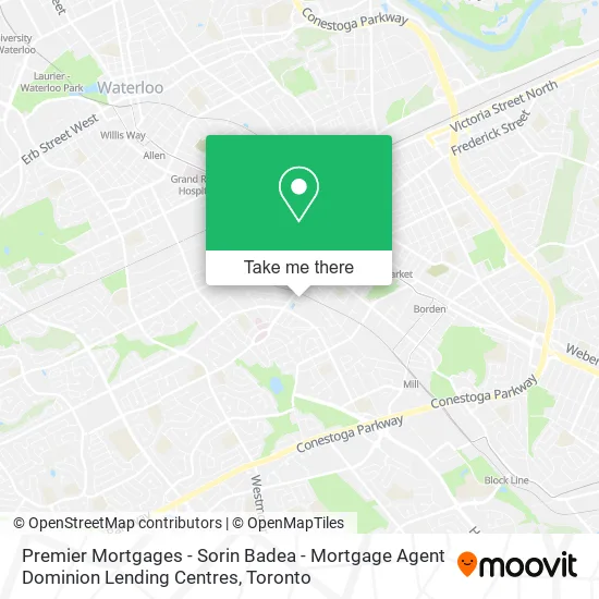 Premier Mortgages - Sorin Badea - Mortgage Agent Dominion Lending Centres map