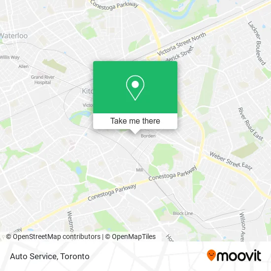 Auto Service map