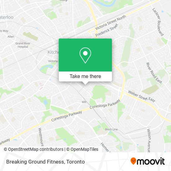 Breaking Ground Fitness map