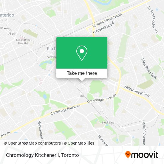 Chromology Kitchener I map