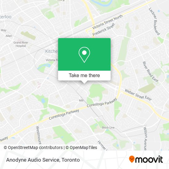 Anodyne Audio Service map