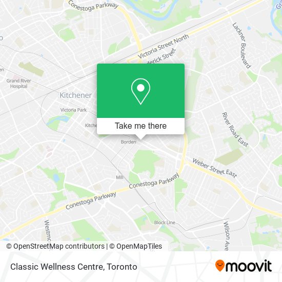 Classic Wellness Centre map