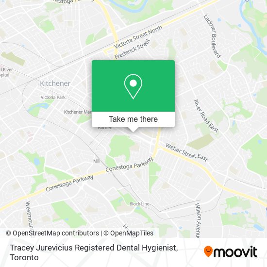 Tracey Jurevicius Registered Dental Hygienist map