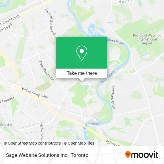Sage Website Solutions Inc. map