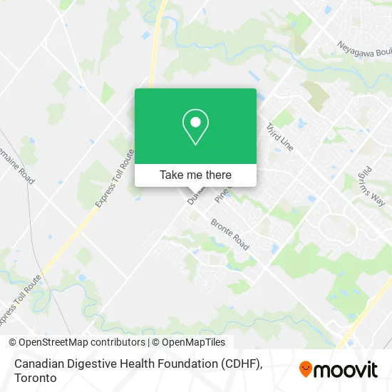 Canadian Digestive Health Foundation (CDHF) map