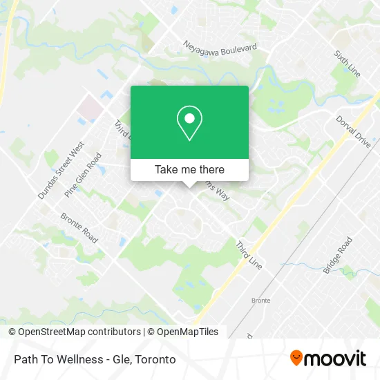 Path To Wellness - Gle map