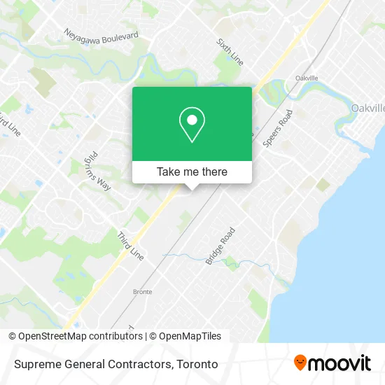 Supreme General Contractors map