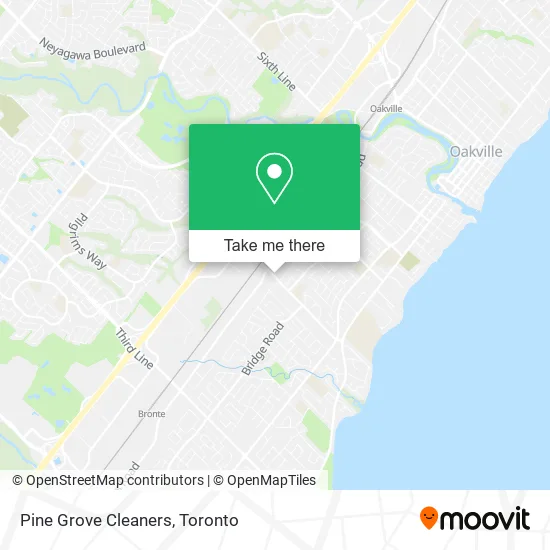 Pine Grove Cleaners map