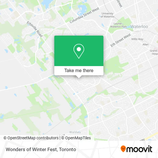 Wonders of Winter Fest map