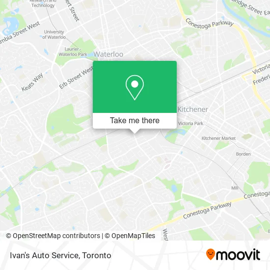 Ivan's Auto Service map