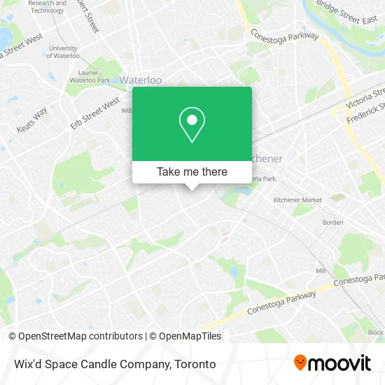 Wix'd Space Candle Company map