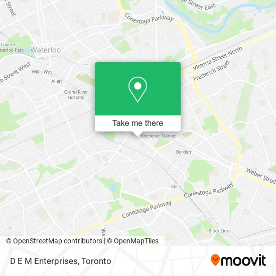 D E M Enterprises map