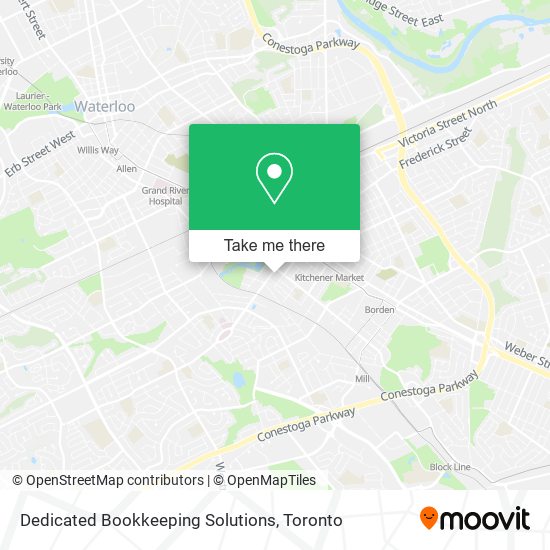 Dedicated Bookkeeping Solutions map