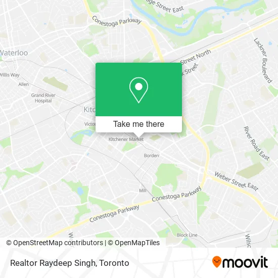 Realtor Raydeep Singh map