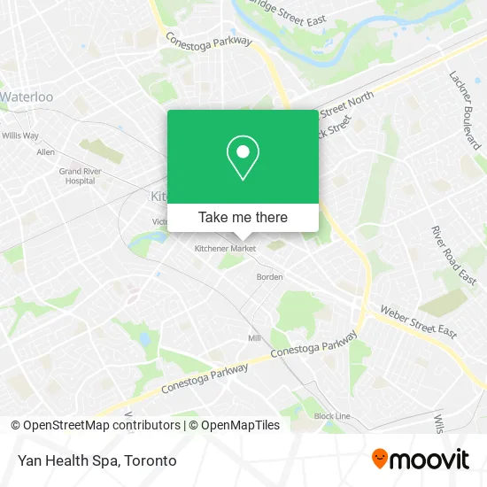 Yan Health Spa map
