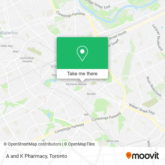 A and K Pharmacy map