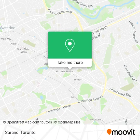 Sarano map