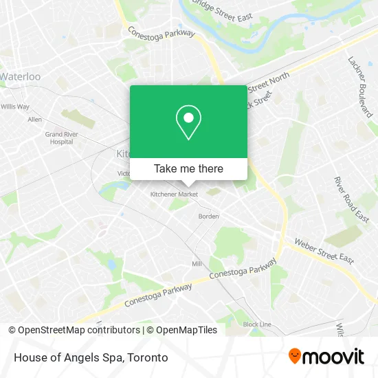 House of Angels Spa map