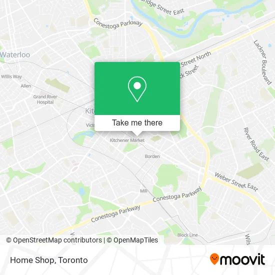 Home Shop map