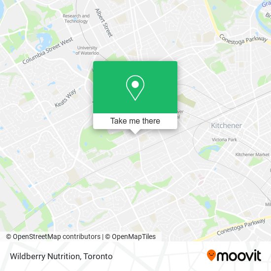 Wildberry Nutrition map