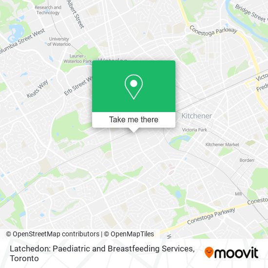 Latchedon: Paediatric and Breastfeeding Services map