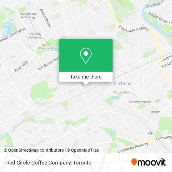 Red Circle Coffee Company map